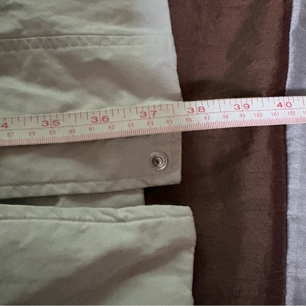 Calvin Klein Women’s Small Light Gray Coat Cinch Waist Zip Front - Picture 11 of 14